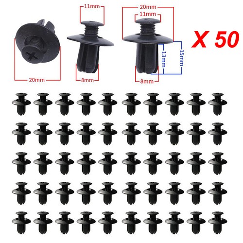 50stk 8mm auto tür - 8mm,