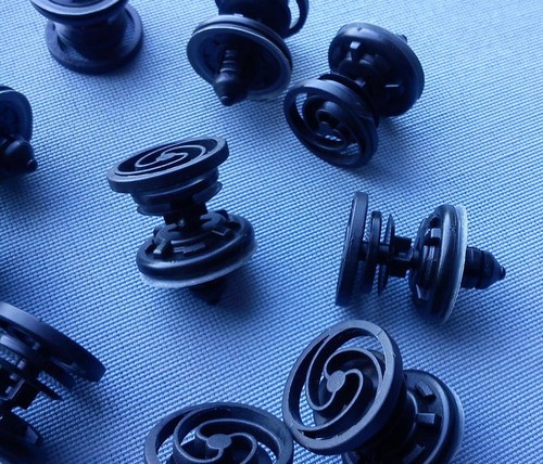 10x türverkleidung clip - 10x,