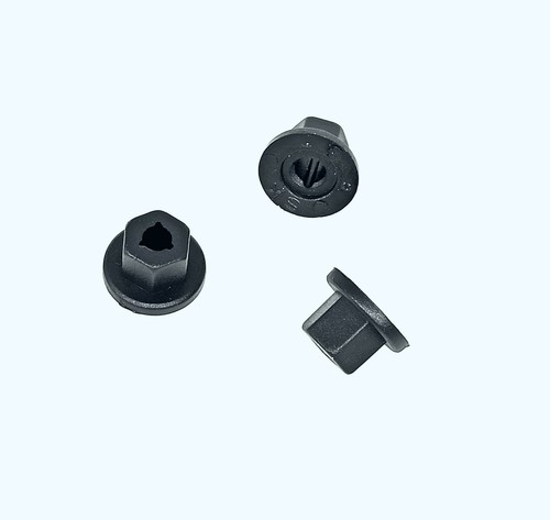 10x clips kunststoffmutter - clips,
